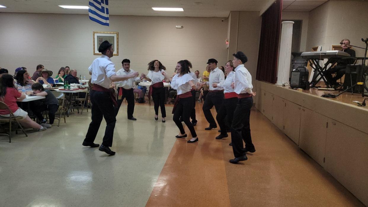 Traditional Greek dancing was among the highlights of the Greek Festival held last weekend at the Greek Orthodox Church in Mansfield.