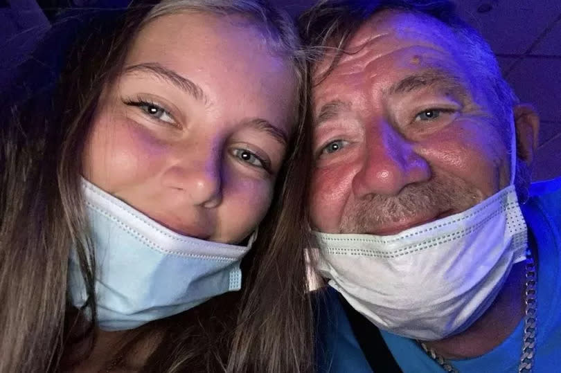 Mark Blight and his daughter Kyla -Credit:Kennedy News & Media
