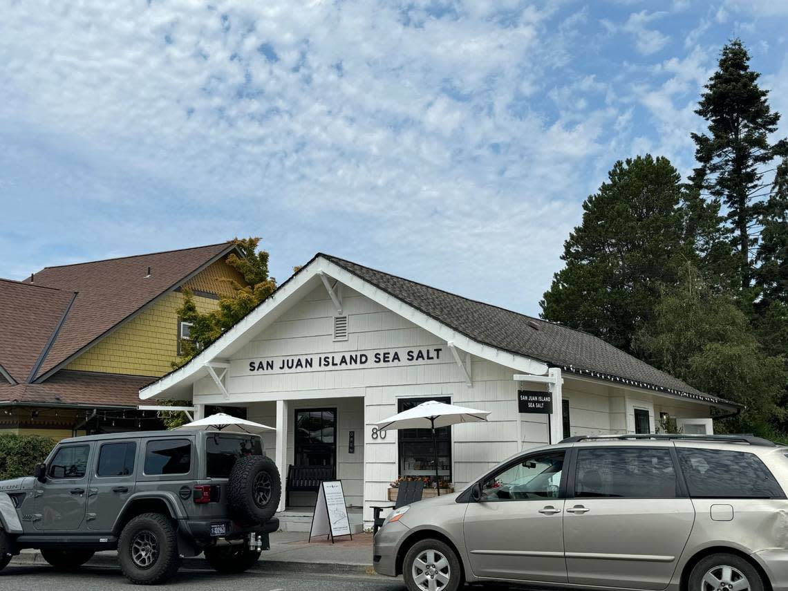 San Juan Island Sea Salt store at 80 Nichols St. in Friday Harbor, Wash. on August 2, 2024.