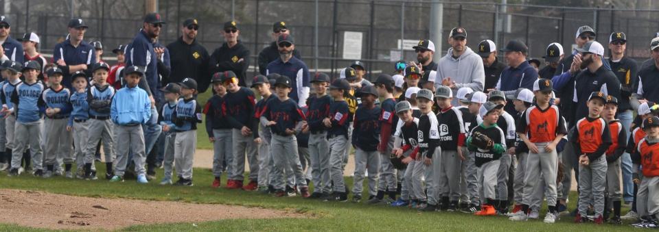 Players of all ages welcomed the start of the Portsmouth Little League season during Opening Day ceremonies Saturday at Leary Field.