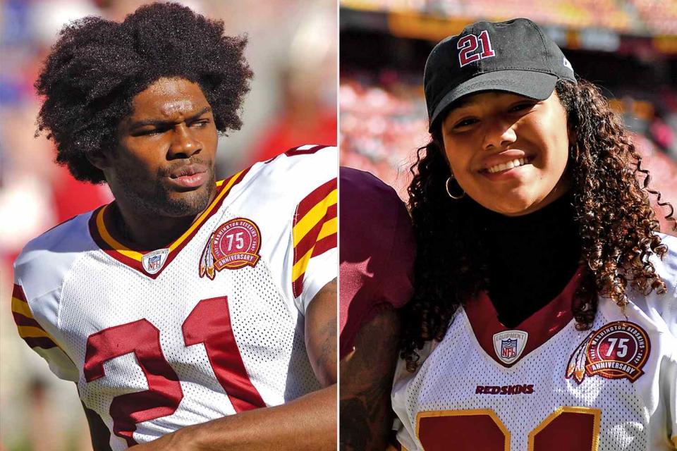 <p> G Fiume/Getty Images; Alika Jenner via AP</p> Sean Taylor (left) and Jackie Taylor