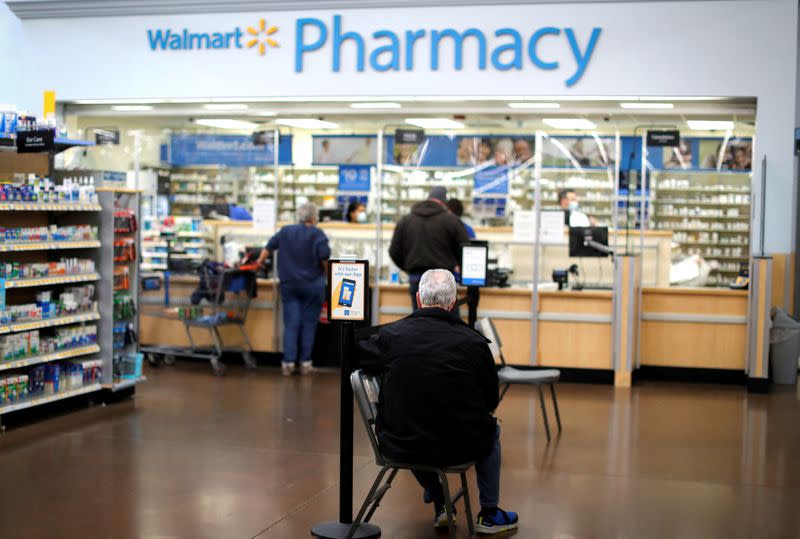 FILE PHOTO: Walmart administers COVID-19 vaccines as part of Federal Retail Pharmacy Program in West Haven