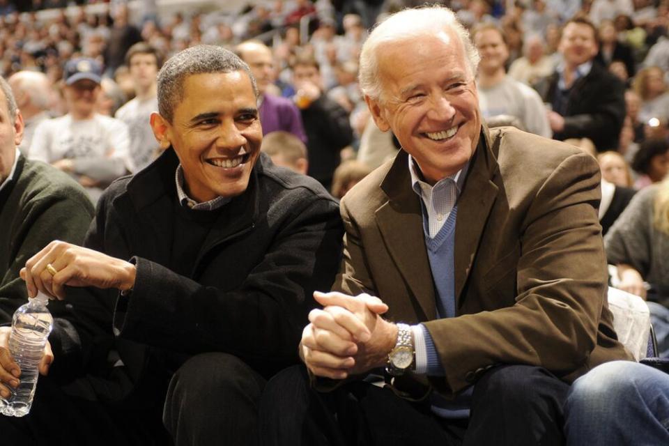 President Barack Obama (left) and former Vice President Joe Biden | Mitchell Layton/Getty Images