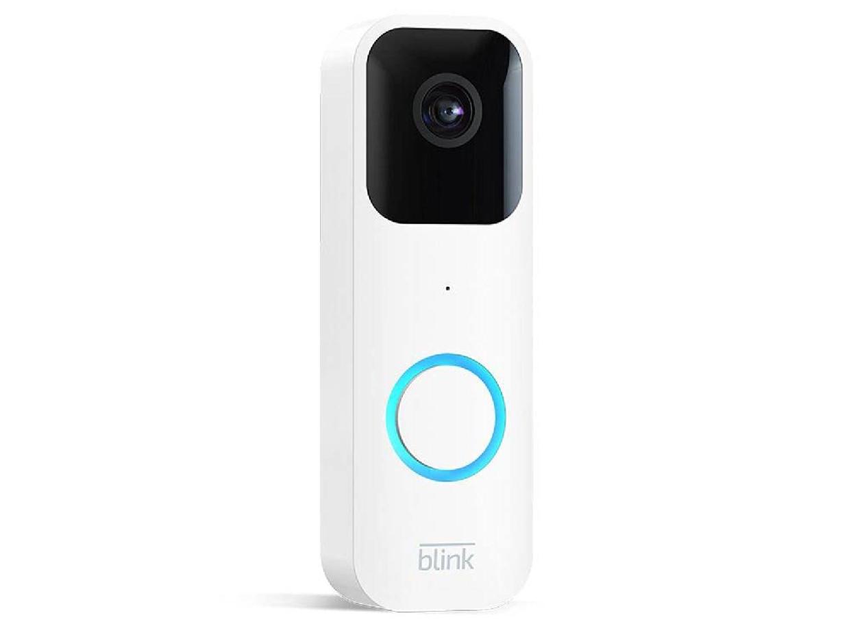 This Blink Video Doorbell will allow you to see and talk to anyone hanging around your front door. 