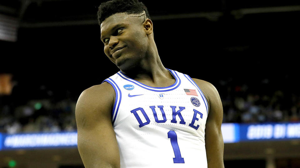 Zion Williamson. (Photo by Kevin C. Cox/Getty Images)