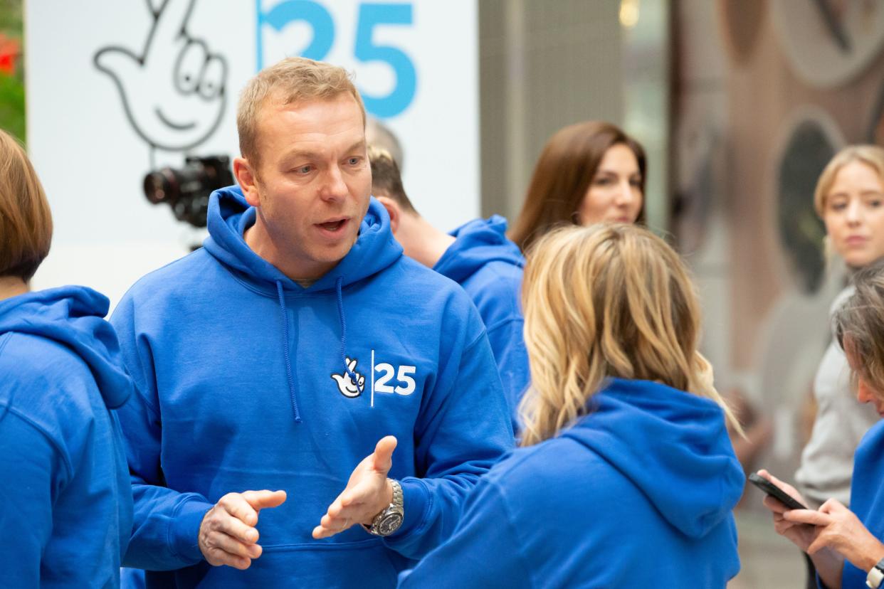 Sir Chris Hoy in Stratford