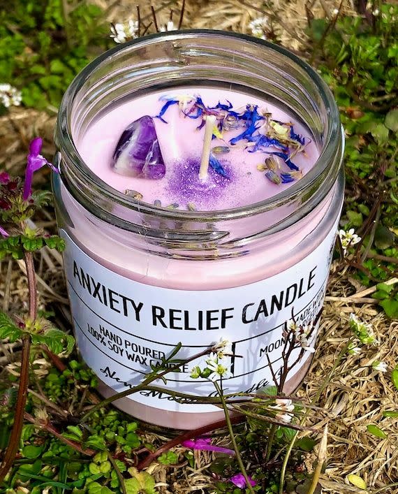 8) Anxiety Relief Candle