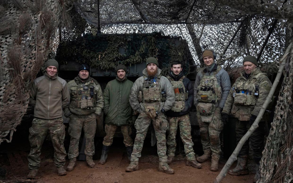 Soldiers of 12th Special Forces Brigade Azov of the National Guard