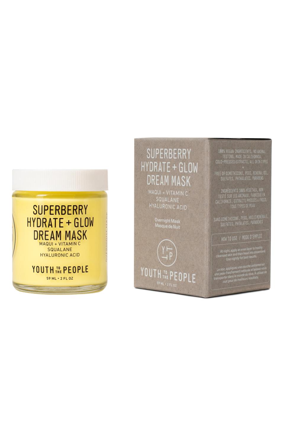 20) Superberry Hydrate + Glow Dream Mask