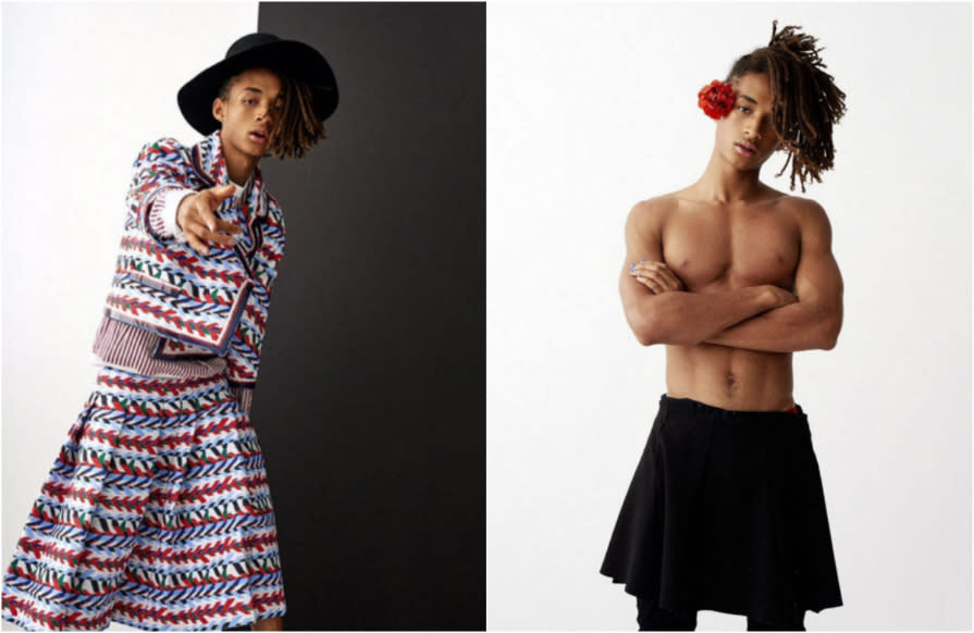 Jaden Smith Models A Dress For Louis Vuitton
