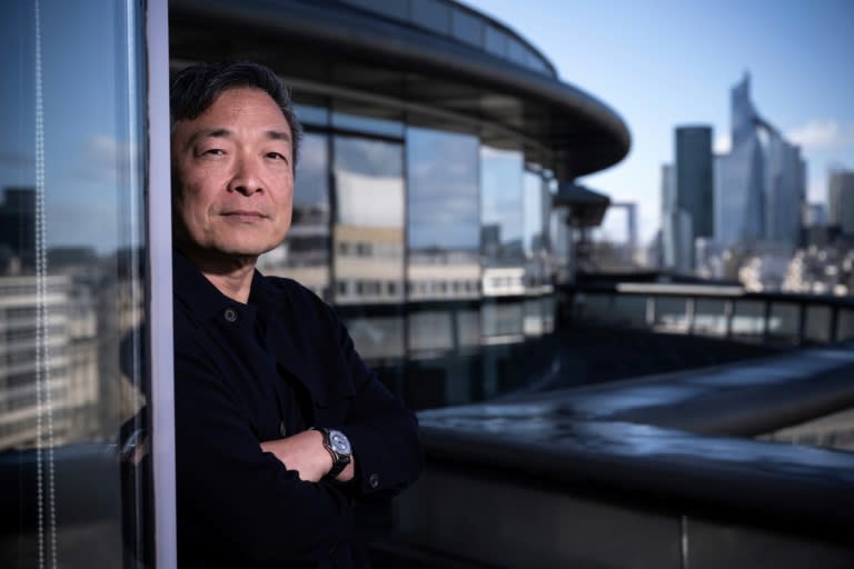 Le dessinateur Jim Lee à Paris le 28 mars 2024 (JULIEN DE ROSA)