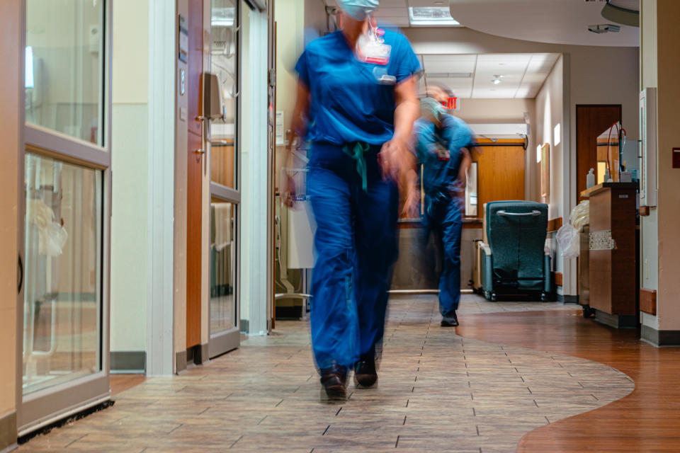 El servicio de urgencias del Hospital de la Universidad de Wisconsin en Madison, Wisconsin, el 1.° de septiembre de 2022. (Jamie Kelter Davis/The New York Times).