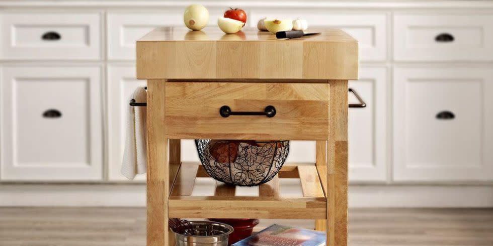 butcher block kitchen island