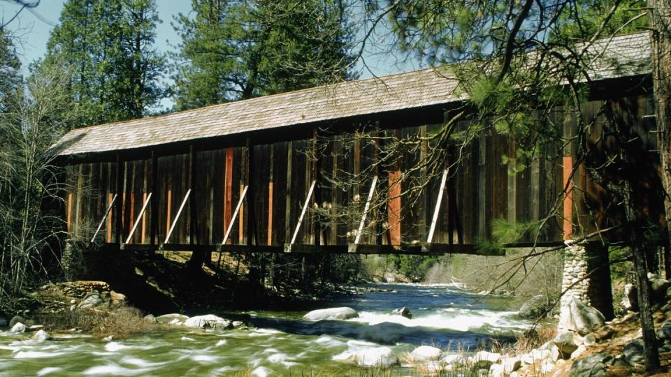 covered bridges wawona covered bridge