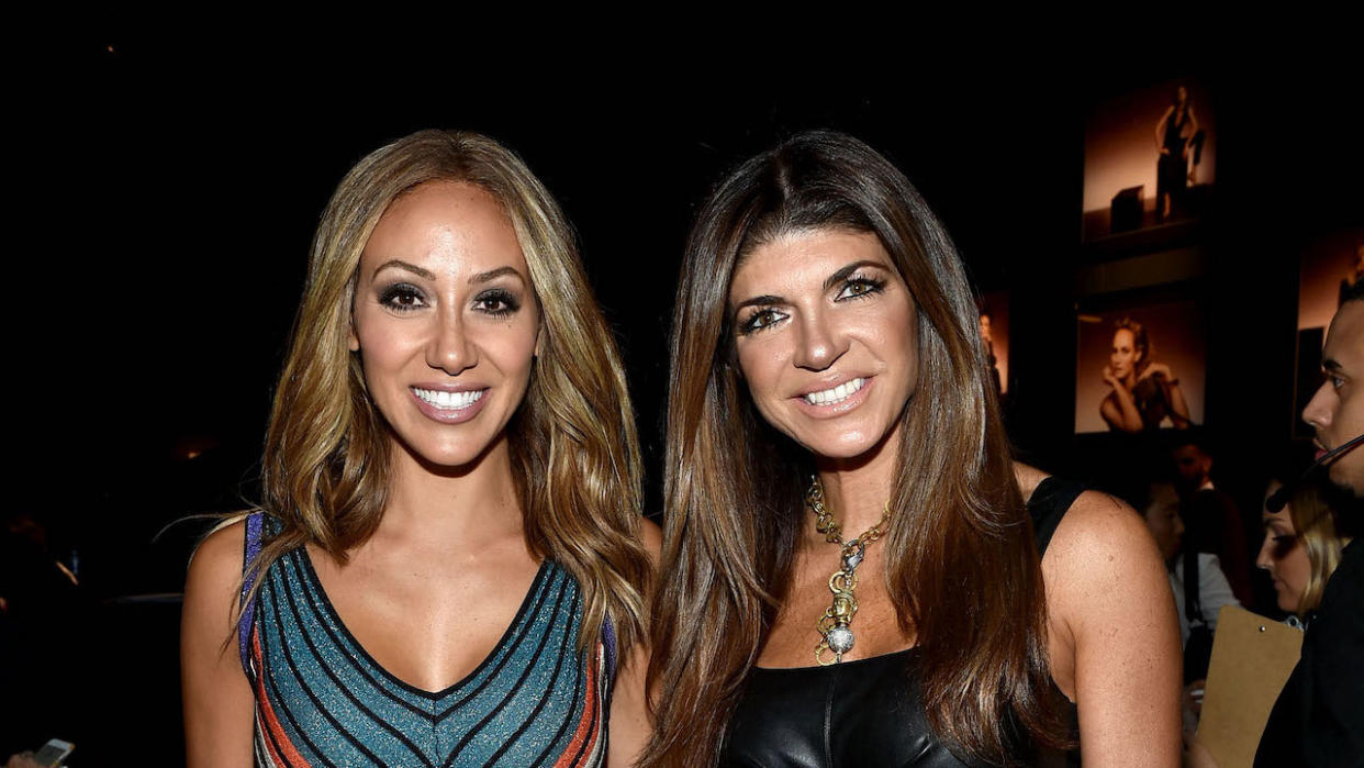  Teresa Giudice and Melissa Gorga in 2016 