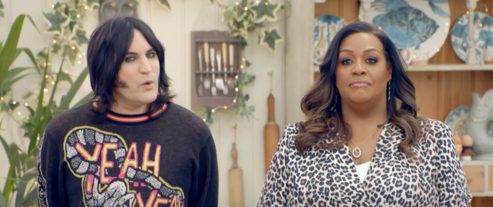 bake off 2023 presenters noel fielding and alison hammond