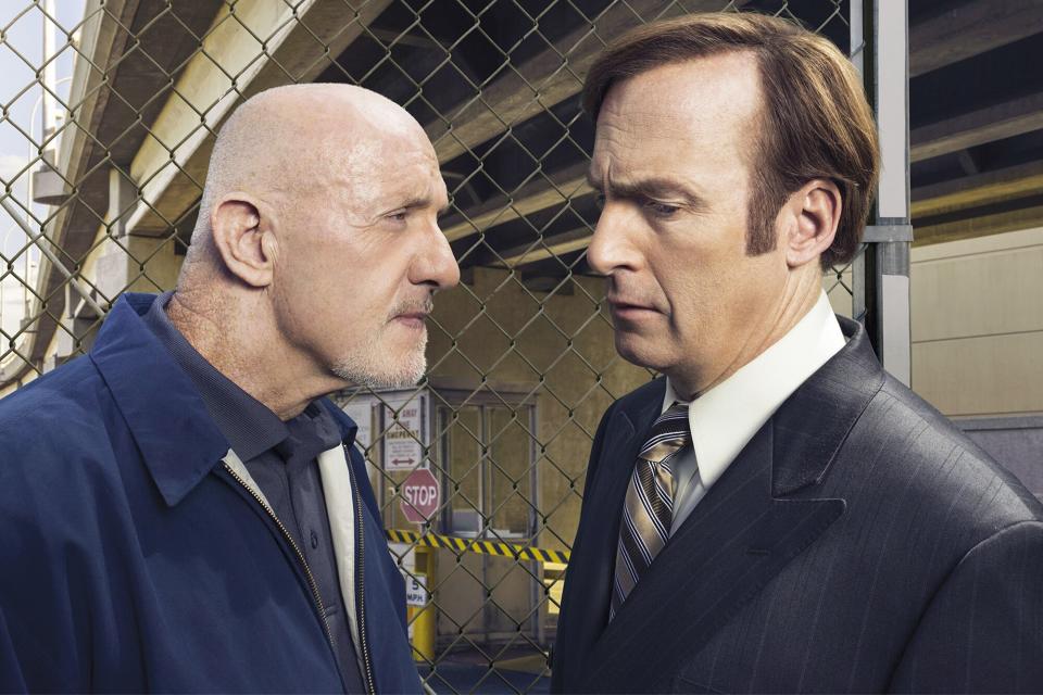 Jonathan Banks and Bob Odenkirk on 'Better Call Saul'