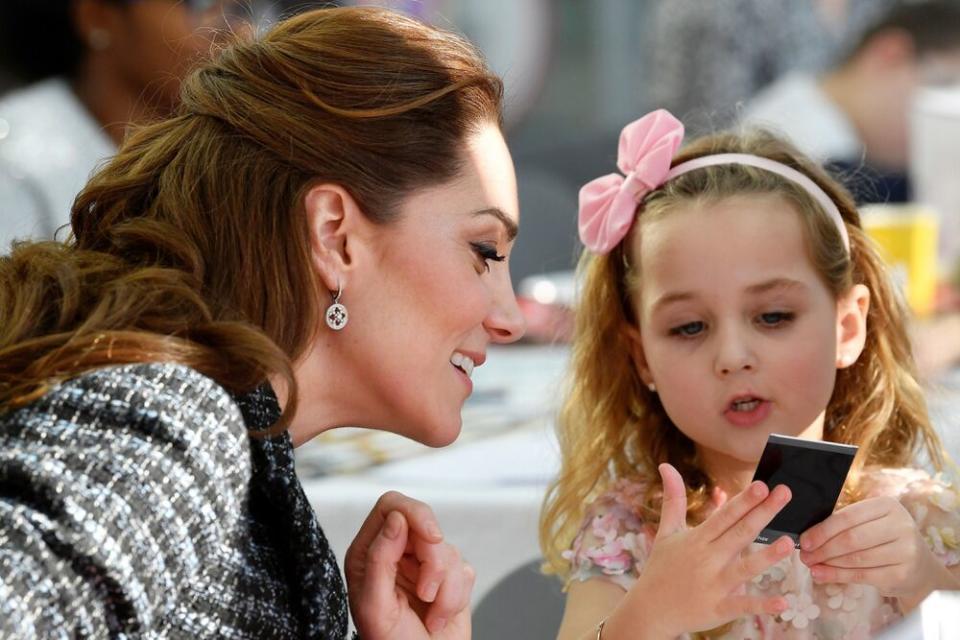 Kate Middleton (left) with Savannah Wheeler-Waddison | Toby Melville - WPA Pool/Getty