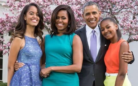 The Obama family - Credit: Twitter/Barrack Obama