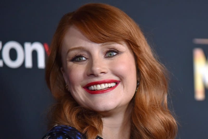 Bryce Dallas Howard will star in the action comedy "Deep Cover." File Photo by Chris Chew/UPI