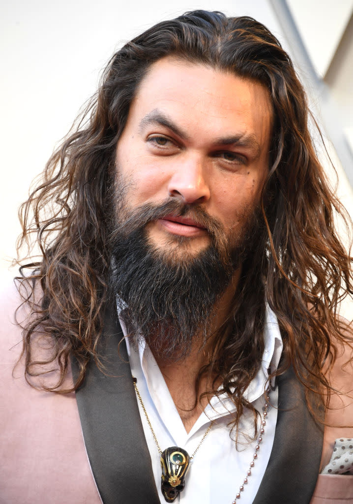 Jason Momoa arrives at the 91st Annual Academy Awards at Hollywood and Highland on February 24, 2019 in Hollywood, California.