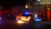 Protest against the death in Minneapolis police custody of African American man George Floyd, in Ferguson Missouri