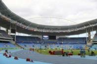 2016 Rio Olympics - Athletics - Maracana Stadium - Rio de Janeiro, Brazil - 11/08/2016. General view at venue for track and field events. REUTERS/Kai Pfaffenbach