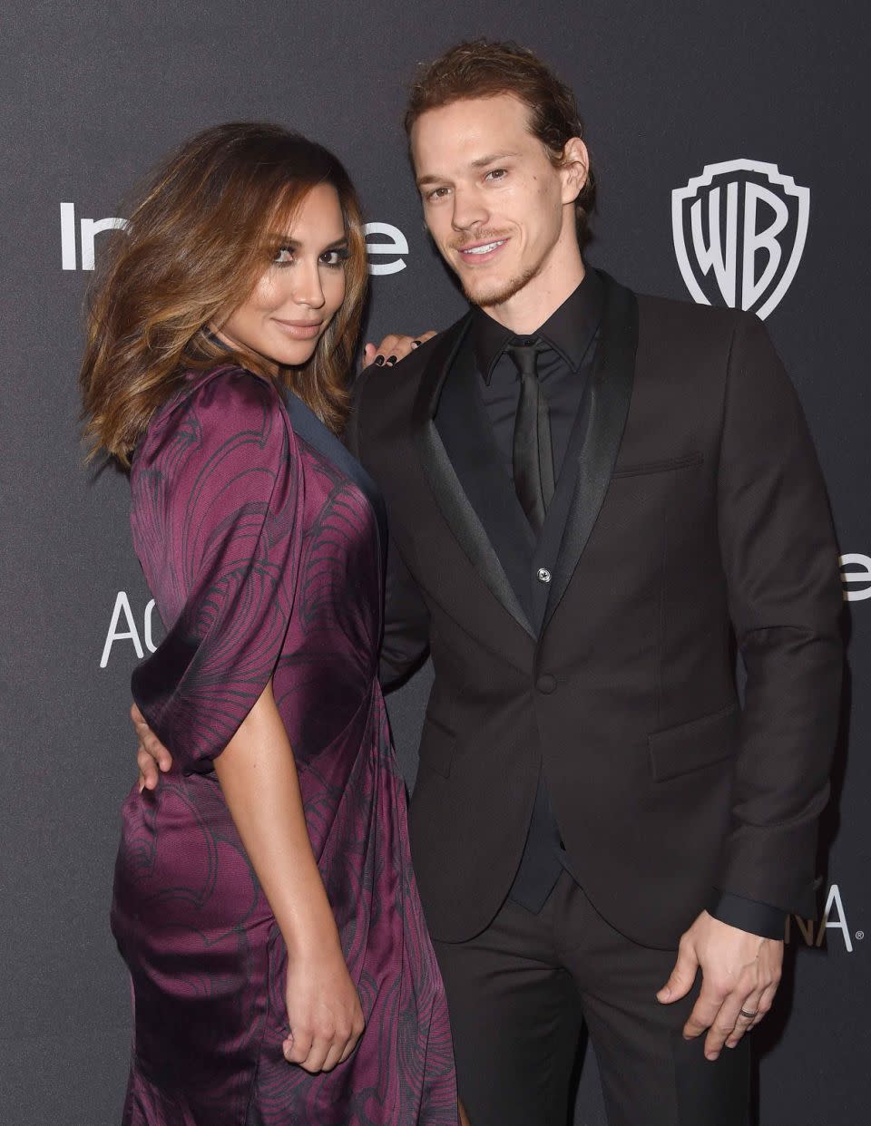 Naya Rivera has been charged with alleged assault against her husband Ryan Dorsey. The pair are pictured here together in July 2016. Source: Getty