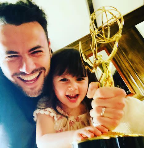 <p>Ben Winston Instagram</p> Ben Winston and Ruby Winston in 2020