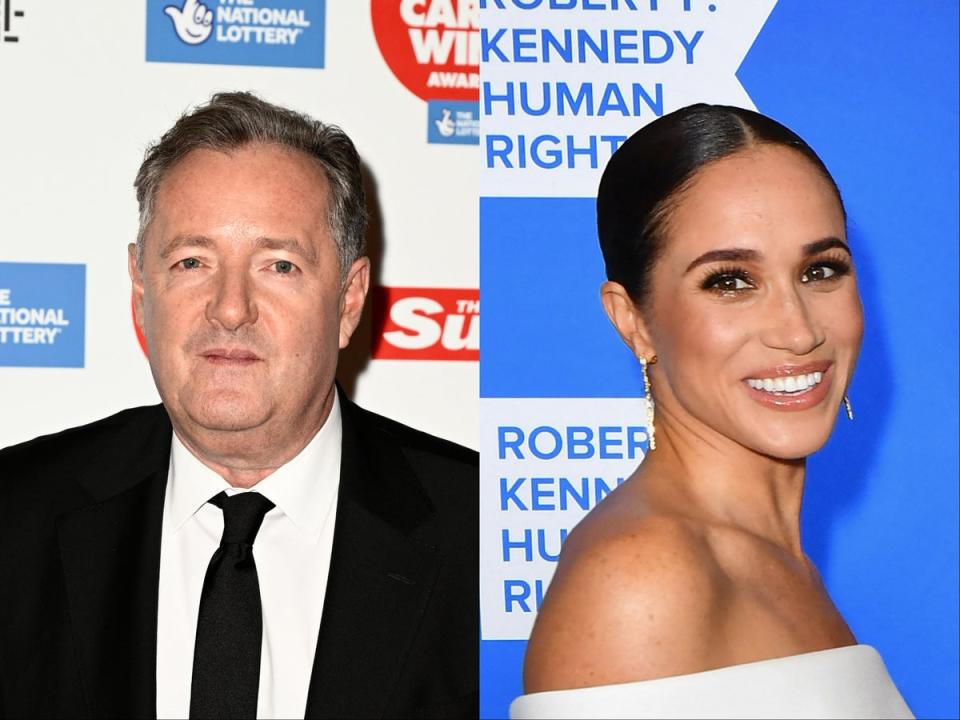 Piers Morgan and Meghan Markle (Getty)