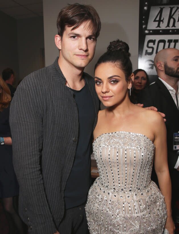 Ashton Kutcher and Mila Kunis