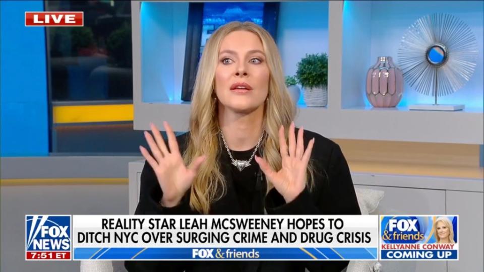 Leah McSweeney plans to relocate to Miami, and blames lame duck politicians for letting NYC devolve into chaos Fox News