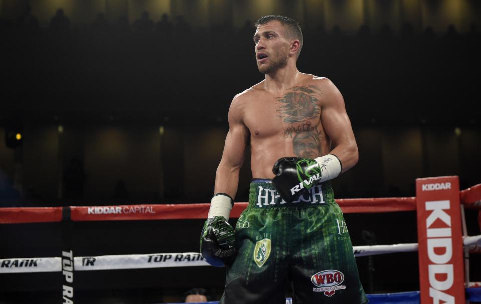 Vasyl Lomachenko might very well be the best pound-for-pound fighter in the world. (AP Photo/Nick Wass)