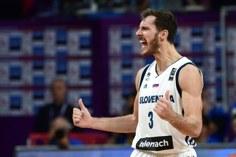 Slovenia's Goran Dragic scored 35 points against Serbia