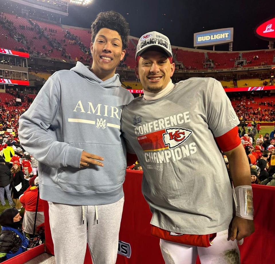 Patrick Mahomes, Jackson Mahomes, Instagram