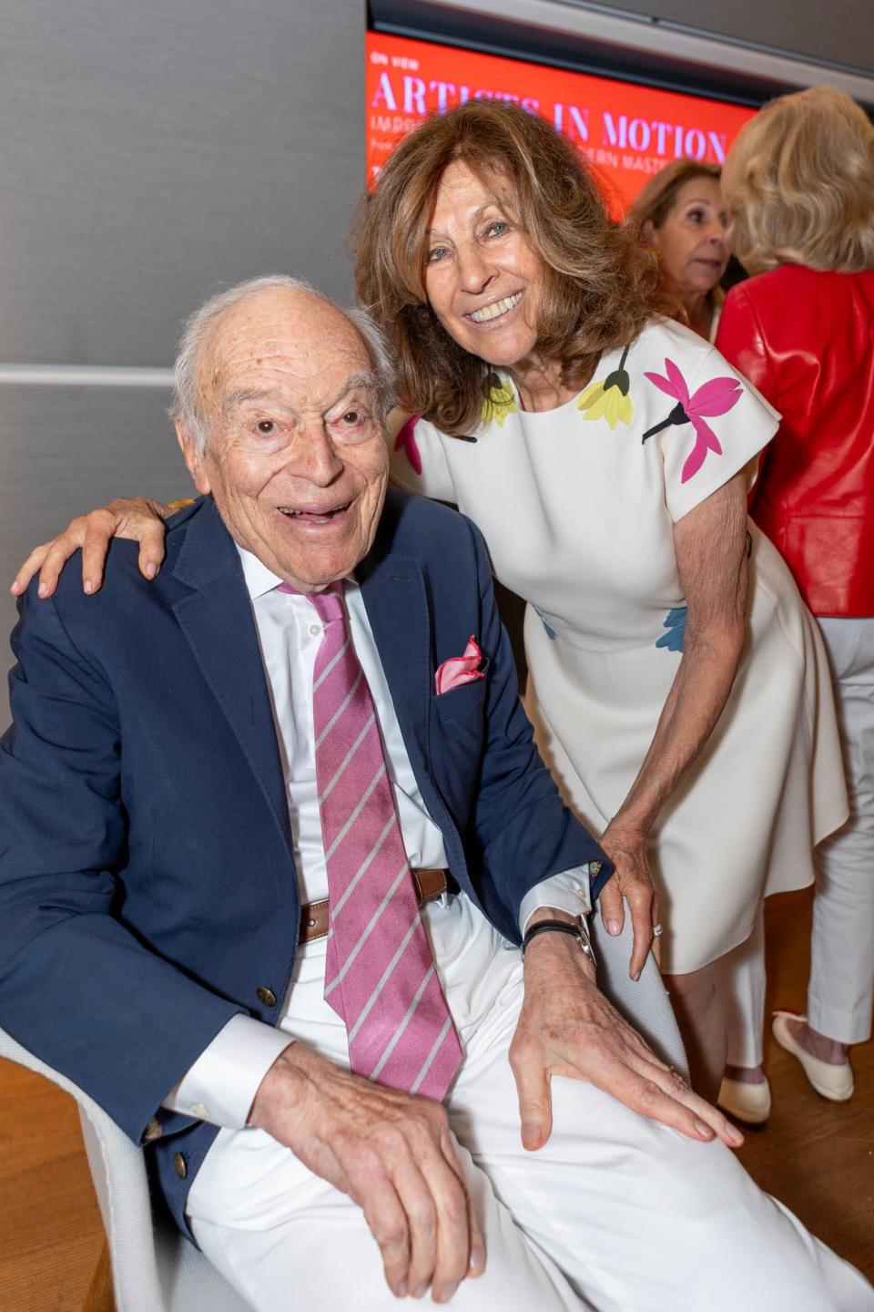 Leonard Lauder and Judy Glickman Lauder attend a Nov. 30 reception to mark the opening of "Presence: The Photography Collection of Judy Glickman Lauder."