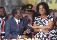 Zimbabwe's Robert Mugabe describes wife Grace as 'fireworks', as he celebrates 93rd birthday