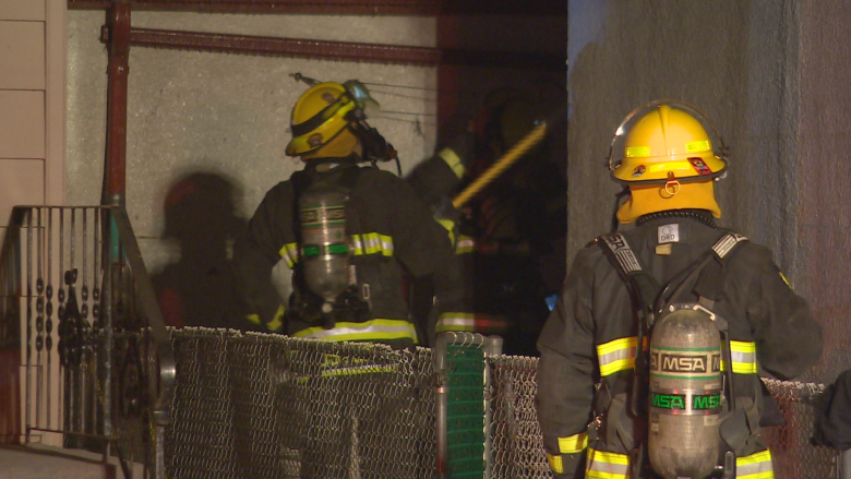 Crews fight house fire in Winnipeg's Elmwood area