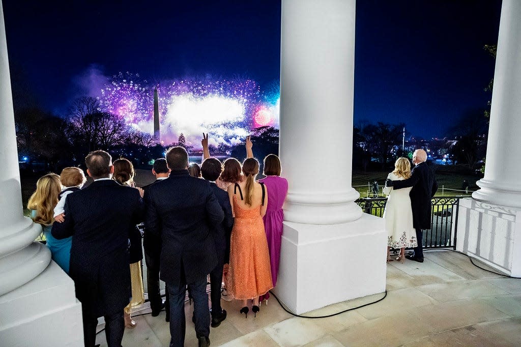 inauguration white house fireworks