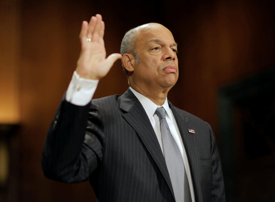 Jeh Johnson testifies