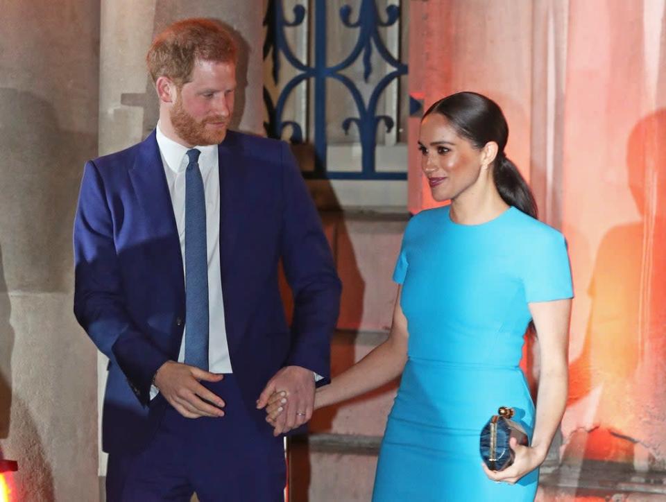The Duke and Duchess of Sussex lost their taxpayer-funded police protection in the aftermath of quitting as senior working royals (Steve Parsons/PA) (PA Archive)
