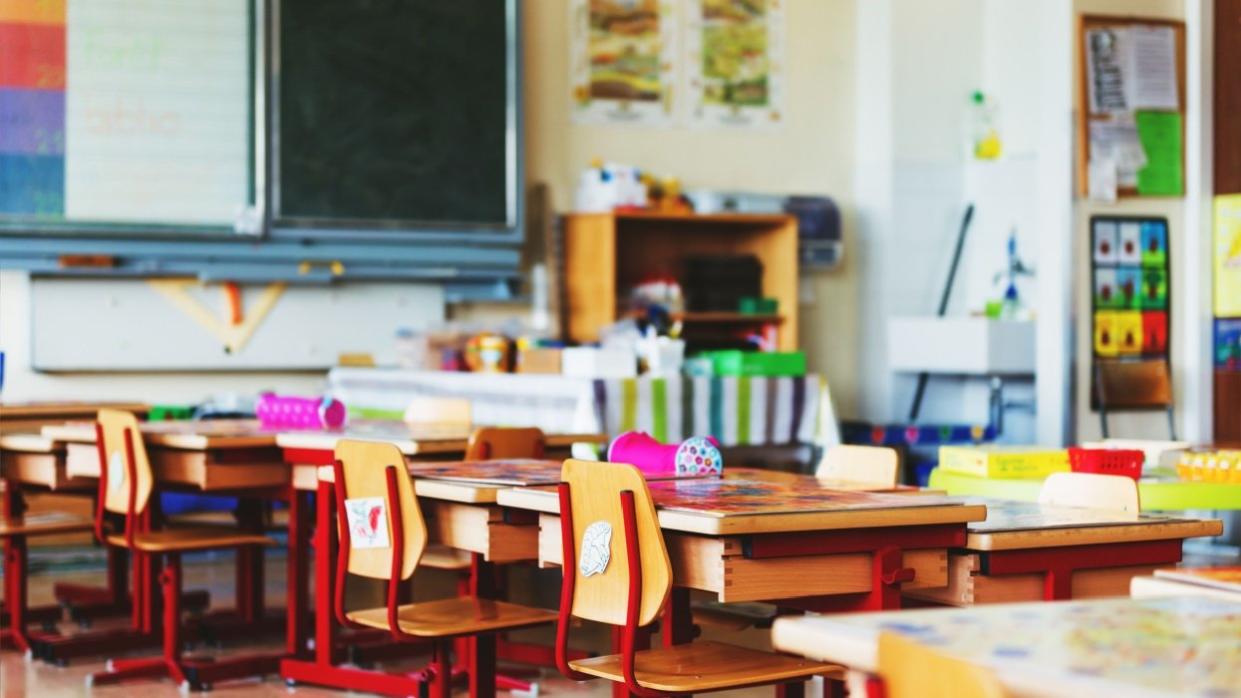 Image of an empty classroom