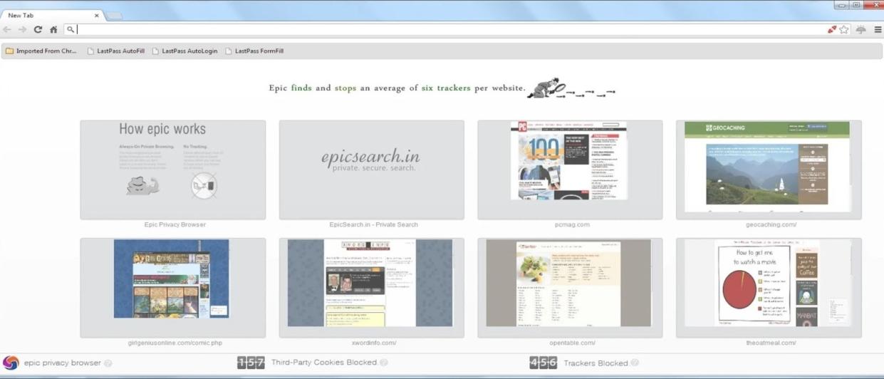  Epic Browser in use 