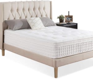 Zinus 13 Inch Euro Top Pocket Spring Hybrid Queen Mattress