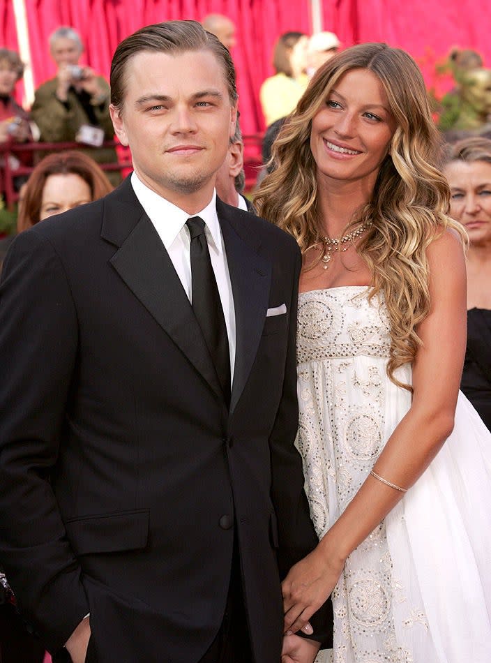 Leo and Gisele on the red carpet
