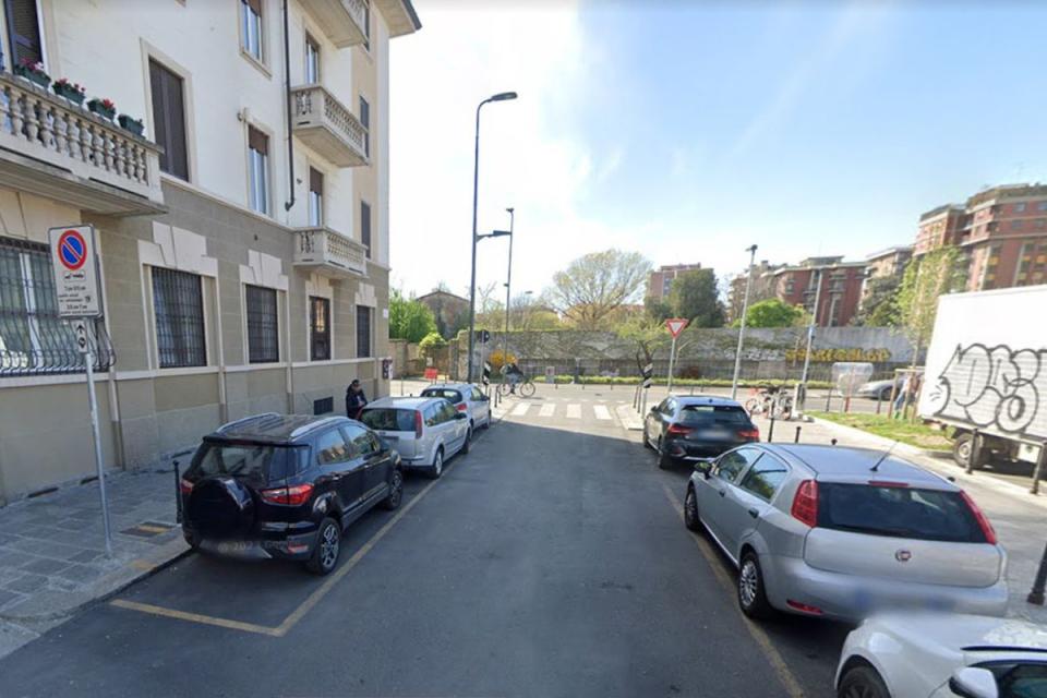 The incident took place between via Segantini and via Gola in Milan (Google Street View)