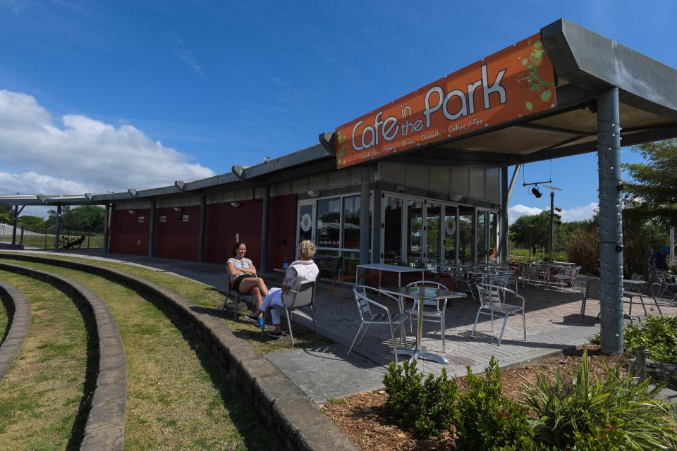 Cafe in the Park is part of Payne Park at 2010 Adams Lane on the eastern edge of downtown Sarasota.