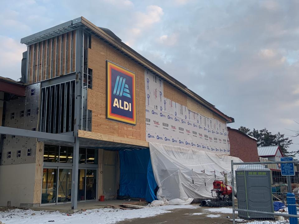 The Aldi Food Market in Timpany Plaza in Gardner is scheduled to be opening soon, according to the chain's website.