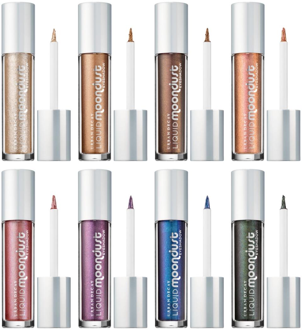 <p>These eyeshadow rollerballs are easy to use and will satisfy the need for sparkle, without glitter fallout. Once dry, the liquid eyeshadow stays party proof all night. <a rel="nofollow noopener" href="http://tidd.ly/a3d7a8b" target="_blank" data-ylk="slk:Buy here;elm:context_link;itc:0;sec:content-canvas" class="link ">Buy here</a> </p>