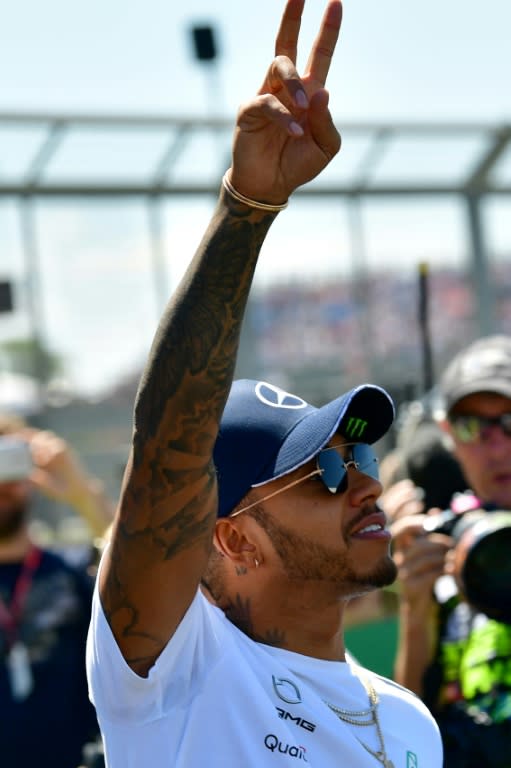 Mercedes' British driver Lewis Hamilton has signed on for another two years with the Formula One team